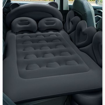 愛心款熊貓款后座睡覺神器車載充氣床旅行戶外露營防潮墊小轎車