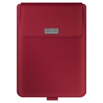 LESTAR 超薄防水可折疊3折支架筆電包/內膽包4件組 通用款 15/16吋適用  37.5 x 27.3cm  紅色  1組