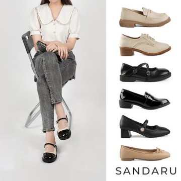山打努SANDARU～熱銷人氣樂福鞋 牛津鞋 瑪莉珍 娃娃鞋 平底鞋(多款任選)