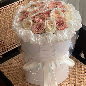 聖誕節禮物玫瑰花束仿真香皂花愛莎玫瑰生日禮物送女友閨蜜永生花