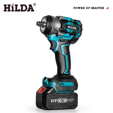 [ HILDA ] 希爾達系列 21V 無刷短軸扳手機 雙電
