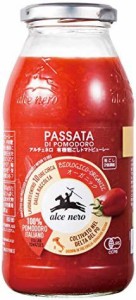 ALCE NERO(アルチェネロ) 有機 粗ごし トマトピューレー 500g (オーガニック イタリア産 2倍濃縮) 有機粗ごしピューレー