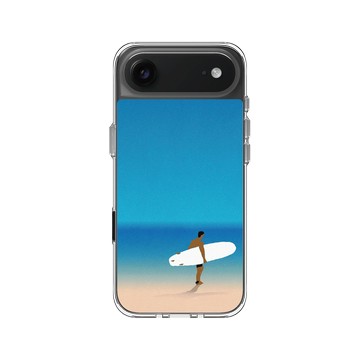 iPhone Air Clear Case（相機按鈕） 透明 - 花生騷 WasangShow - 沙灘衝浪人