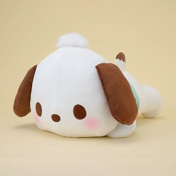 日本 正版 三麗鷗 帕恰狗 Pochacco 趴姿 娃娃 公仔 玩偶  景品 夾娃娃機 無吊牌 FuRyu