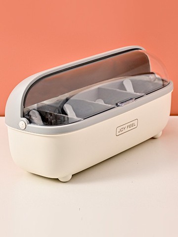 墨色食品級廚房調味罐家用收納盒調料瓶組合套裝調味盒佐料鹽罐子