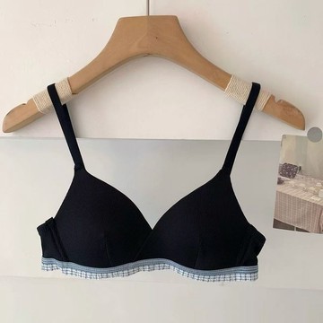 【臺灣出貨 免運】韓系少女三角杯內衣女夏薄杯小胸聚攏無鋼圈舒適透氣無痕文胸罩