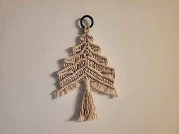 Macrame 編織 聖誕樹 壁掛 【中型款】