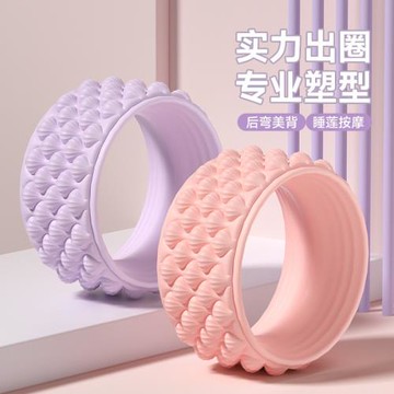 瑜伽墊輪輔助后彎開背神器器材專業練腰健身圈普拉提跨境現貨