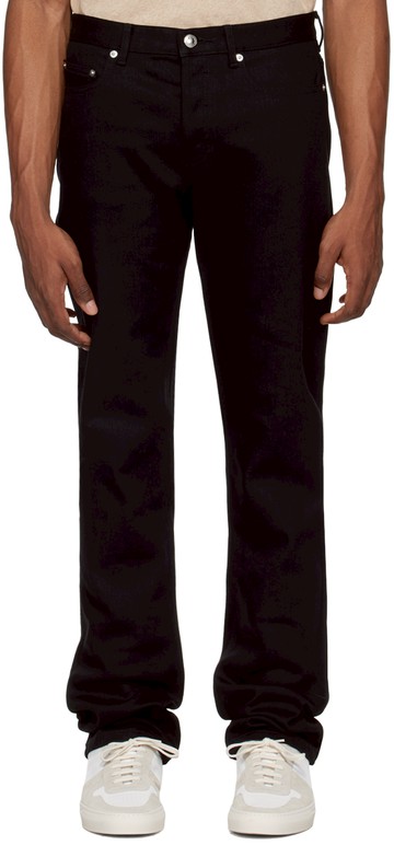 A. P.C. 黑色 Petit New Standard 牛仔裤