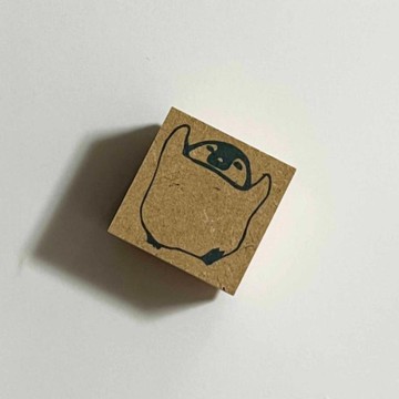 橡皮印章 企鵝跳躍 Epilili 原創