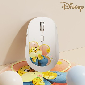【Disney 迪士尼】QS-MS01無線雙模式滑鼠套裝組(含鼠墊)洪金豹