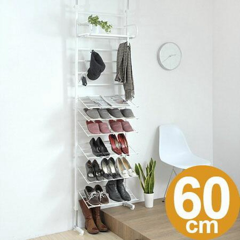 □在庫限り・入荷なし□つっぱりシューズラック walls 幅60cm