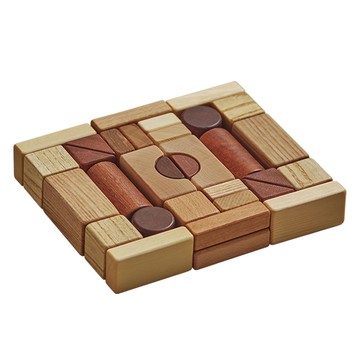 森林之聲 開放式玩具積木 33件組  1組  多色