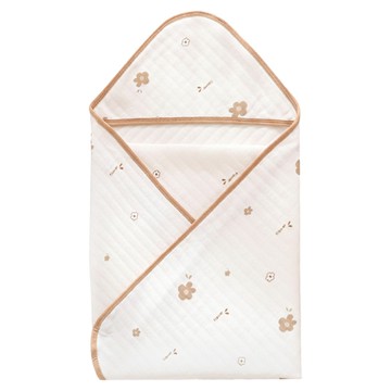 OhBabyLying 嬰兒抱被  花花款  85 x 85cm