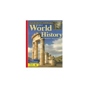 World History  Grades 9-12 Human Journey Full Survey: Holt World History Human Journey (Holt World History: Human Journey)