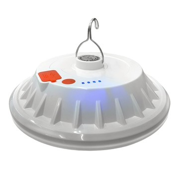 WIDE VIEW 120LED夜市飛碟照明燈 300流明 USB充電  白色  1個