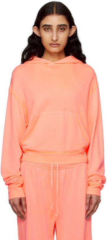SKIMS 橙色 Modal French Terry Classic 连帽衫
