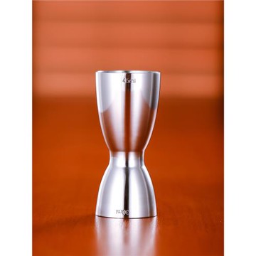 酒吧傳奇U型一體帶刻度量杯量酒器 不銹鋼盎司杯調酒咖啡JIGGER