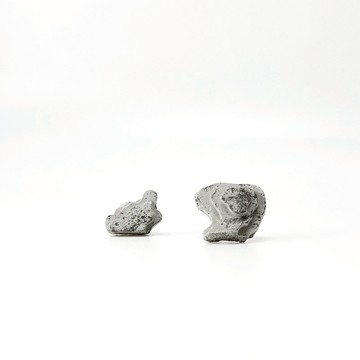 島嶼系列-離島水泥耳環 (生日禮物/情人禮物/禮物)