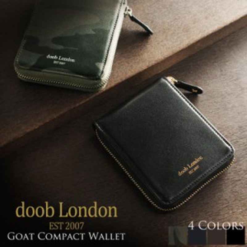 Doob London ドゥーブロンドン 財布 メンズ 二つ折り ブランド 本革 ラウンドファスナー 折り財布 No 通販 Lineポイント最大1 0 Get Lineショッピング