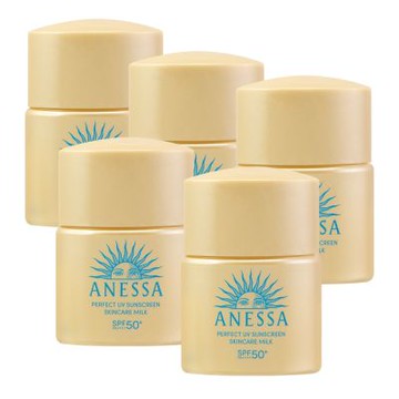 SHISEIDO資生堂 安耐曬 金鑽高效防曬露NA 5X版(12ml) 5入組【原廠公司貨】