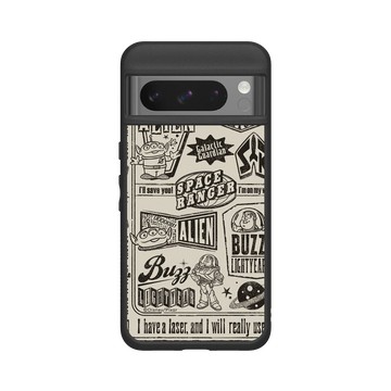 Pixel 8 Pro SolidSuit 黑 - 迪士尼-玩具總動員 Toy Story - 玩具總動員-美式風格