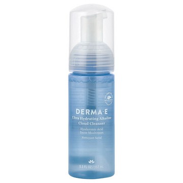 DERMA E, 超保濕鹼性雲潔面乳，5.3 盎司（157 毫升）