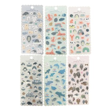 日系動物毛氈貼紙(款式隨機出貨)