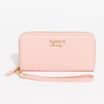 PLAYBOY - 拉鍊長夾 Miss Perfect系列 - 粉色