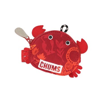 CHUMS Crab Zip Coin Case迼型零錢包 夏威夷紅 CH603716R009