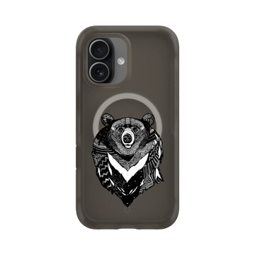 iPhone 17 AirX 本質黑 - 花生騷 WasangShow - 勇氣黑熊