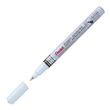 Pentel 飛龍 0.6/1.0/2.0mm 白色油漆筆 - 極細字/細字/粗字 /支〖M(F/S/M)P10-W〗