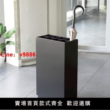 【台灣公司 可開發票】曹喜歡10孔商用雨傘架定制LOGO酒店大堂銀行家用便民鐵藝雨傘收納