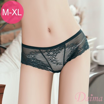 內褲 (M-XL)性感鏤空雕花蕾絲小褲_綠色#K006
