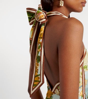 Alémais Toucan Tango printed cotton minidress