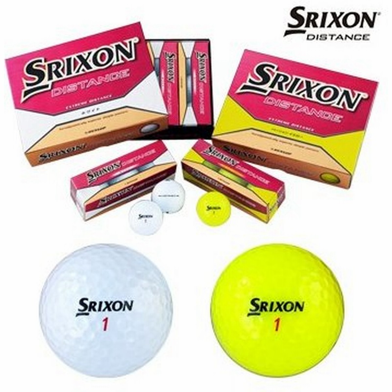 ダンロップ日本正規品スリクソン ディスタンスsrixon Distanceゴルフボール1ダース 12個入り 通販 Lineポイント最大0 5 Get Lineショッピング