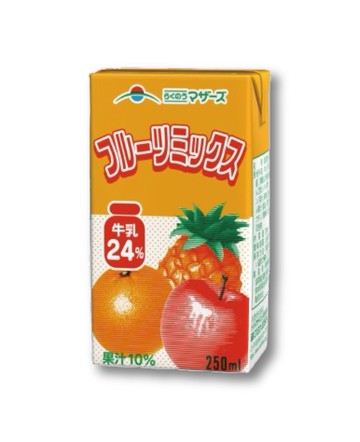 熊本酪農【果汁調味保久乳】(250ml) 果汁牛奶, 果汁牛乳(效期至25.07.21)