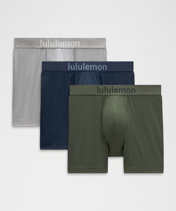 Soft Stretch Active Boxer Brief 5" 3 Pack Size XL