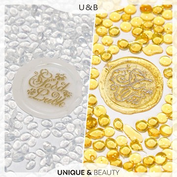 U&B░ 台灣現貨｜神秘 埃及琥珀 人魚眼淚 檸檬綢緞 透明 火漆蠟 多款選【A319】