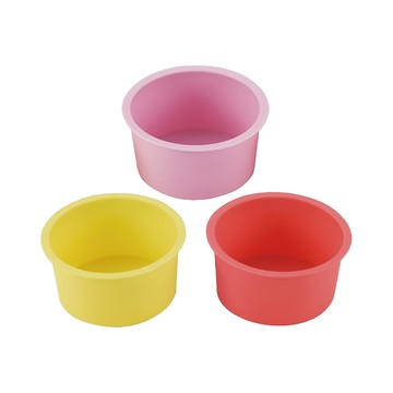 KAI 貝印 矽膠杯子蛋糕模 DL-6243 140ml 3個  8.3 x 8.3 x 4cm  1組