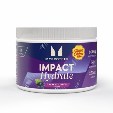 Impact Hydrate x Chupa Chups - 280G - 40servings - Chupa Chups - Grape Lollipop