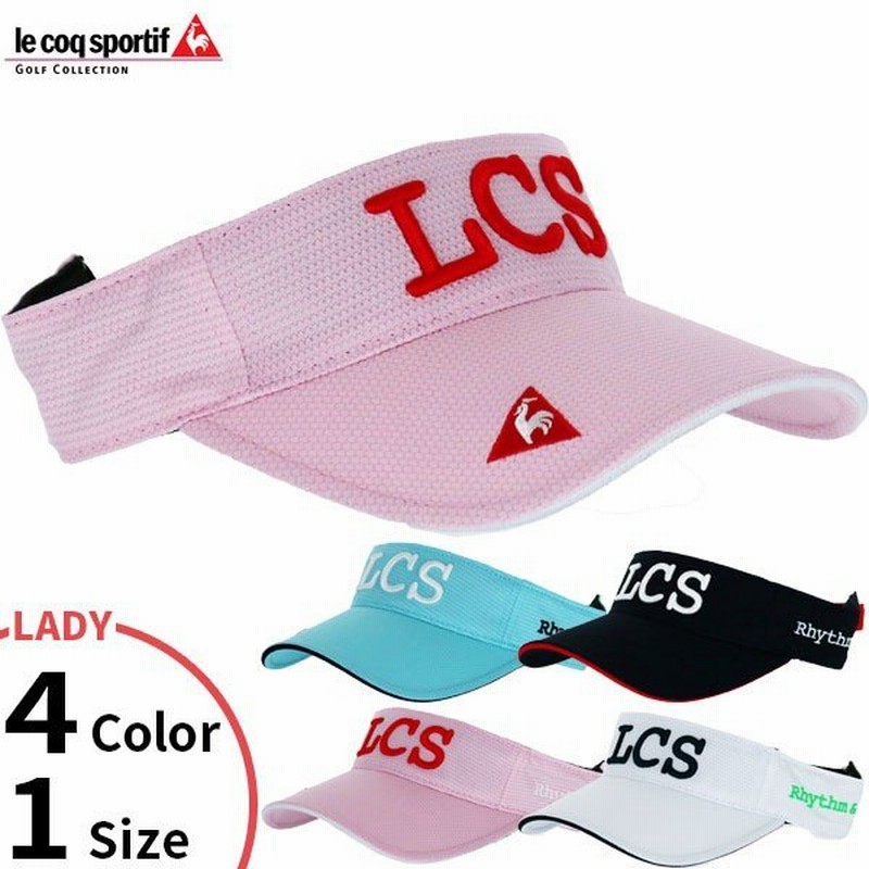 ルコックゴルフ レディース 帽子 サンバイザー Qgcnjc55 通販 Lineポイント最大0 5 Get Lineショッピング