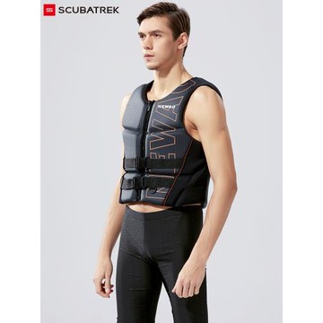 scubatrek戶外大人救生衣大浮力船用釣魚便攜式浮力背心成人求生