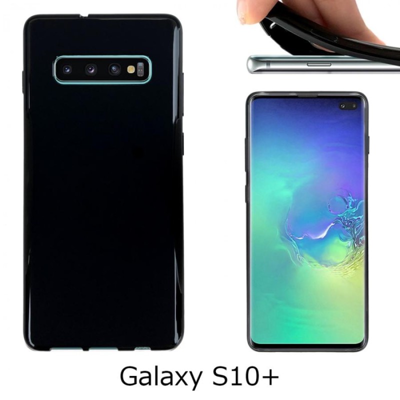 SC-04L Galaxy S10+ / SC-05L Galaxy S10+ 【 黒TPU 】 sc04l sc05l ...