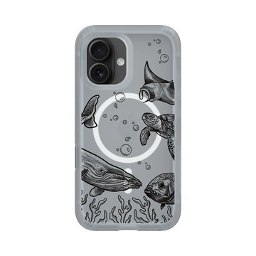 iPhone 16 AirX 流變灰 - MYMY REVERZ TATTOO - 海底世界