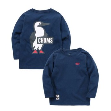 CHUMS Kid’s Booby Logo Brushed L/S T-Shirt 中大童 長袖T恤 CH211294N001
