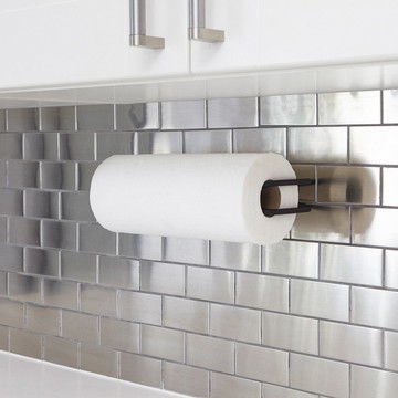 Umbra | Squire壁掛式廚房衛生紙架(墨黑) | 廚房紙巾架