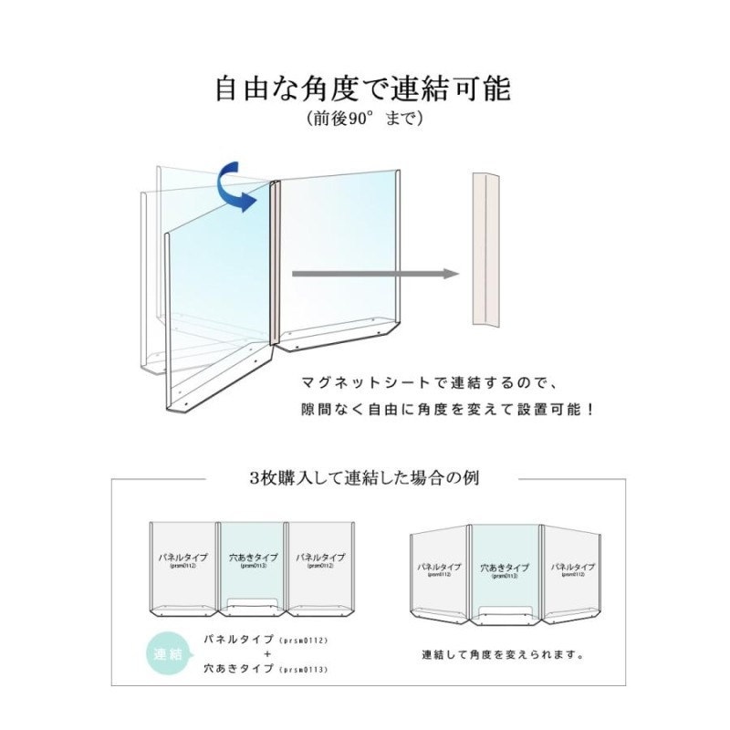 間仕切りTATTA 卓上 デスクパーテーション 窓あり 飛沫ガード 飛沫感染