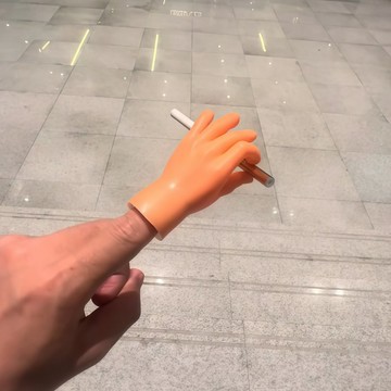 新上架👉手指套托 創意手替迷你手掌玩具彈力硅膠小手指整蠱朋友道具交換禮物 送朋友禮物