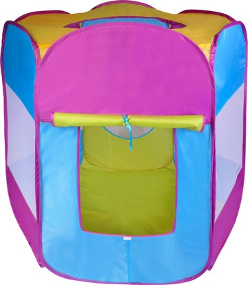 親親 CCTOY 拼貼色彩 六角帳篷球屋 CBH-30 (贈100顆6cm球) CBH-30 紫色